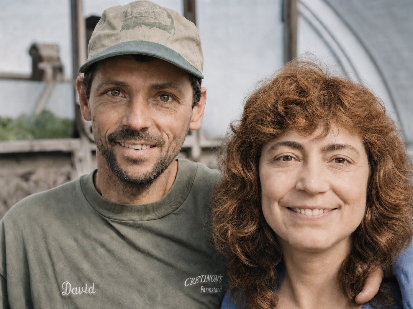 David Cretinon and Beverly Jesse, the siblings who run Cretinon's Farmstand today